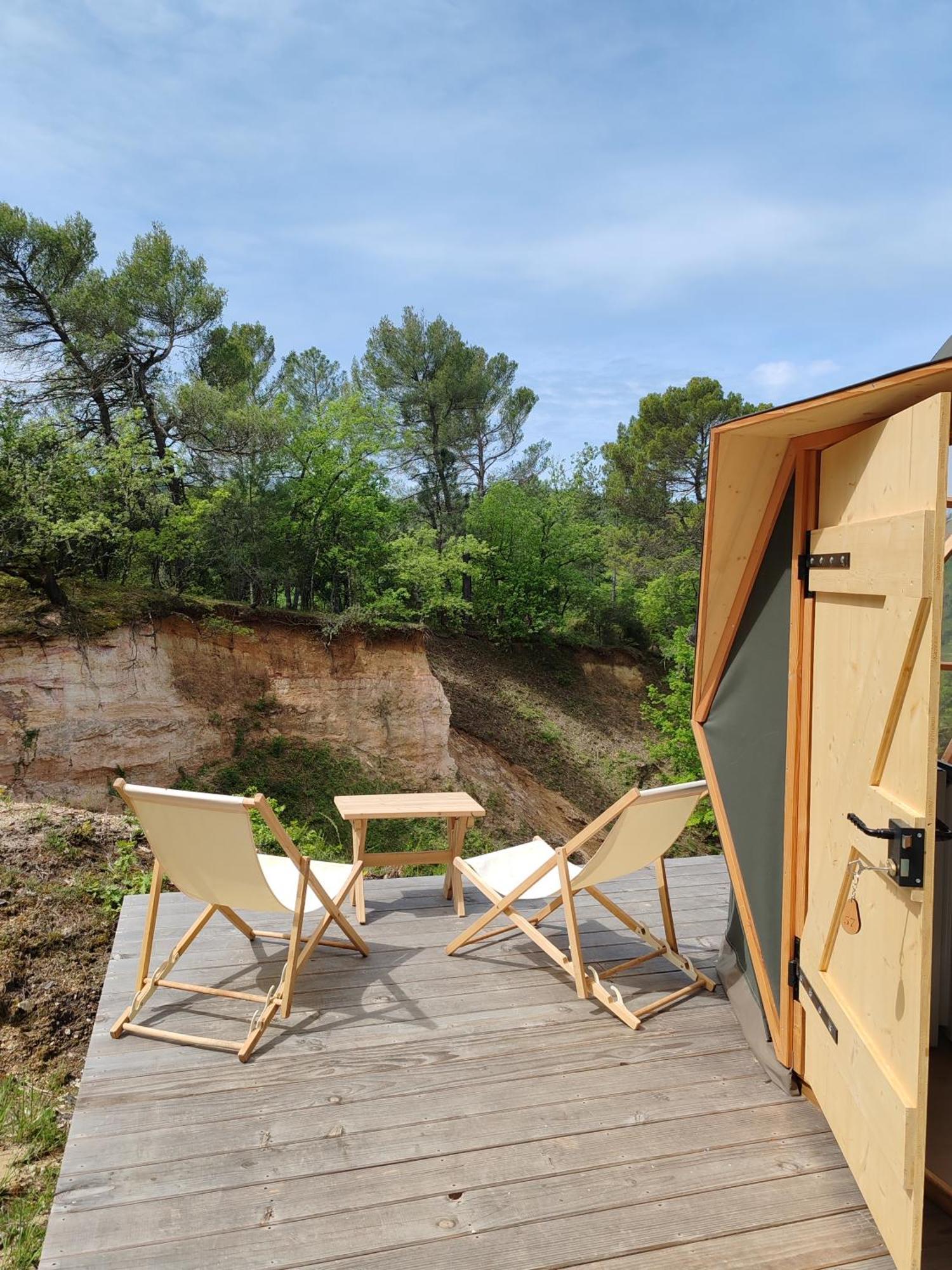 Camping Le Colorado Rustrel Exteriér fotografie